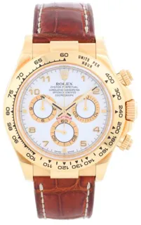 Rolex Daytona 116518 Yellow gold White