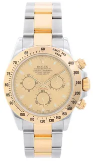 Rolex Daytona 116523 Yellow gold and Stainless steel Champagne