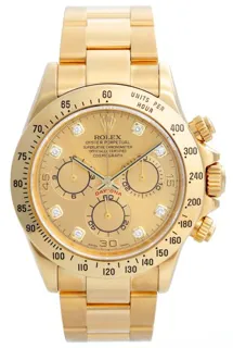 Rolex Daytona 116528 Yellow gold Champagne