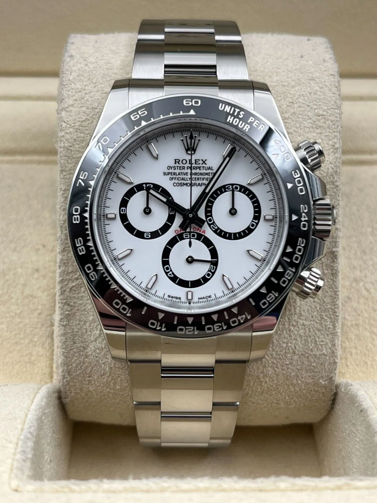 Rolex Daytona 126500LN 40mm Stainless steel White