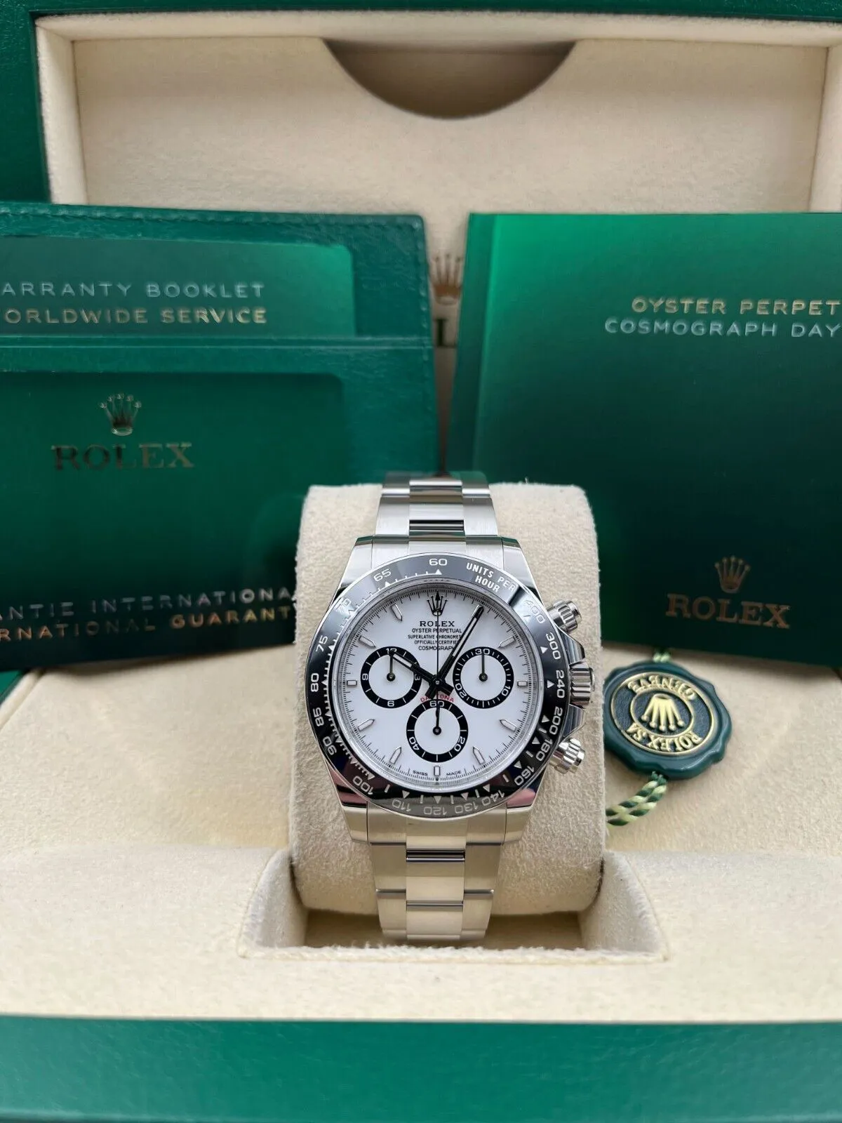 Rolex Daytona 126500LN 40mm Stainless steel White 1