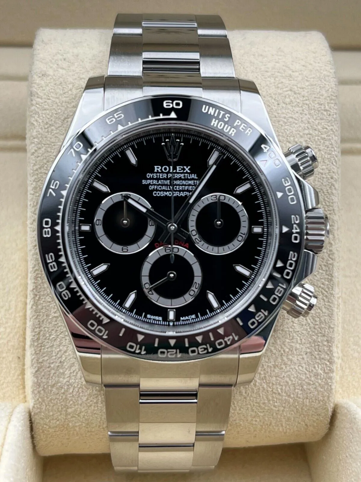 Rolex Daytona 126500LN 40mm Stainless steel Black