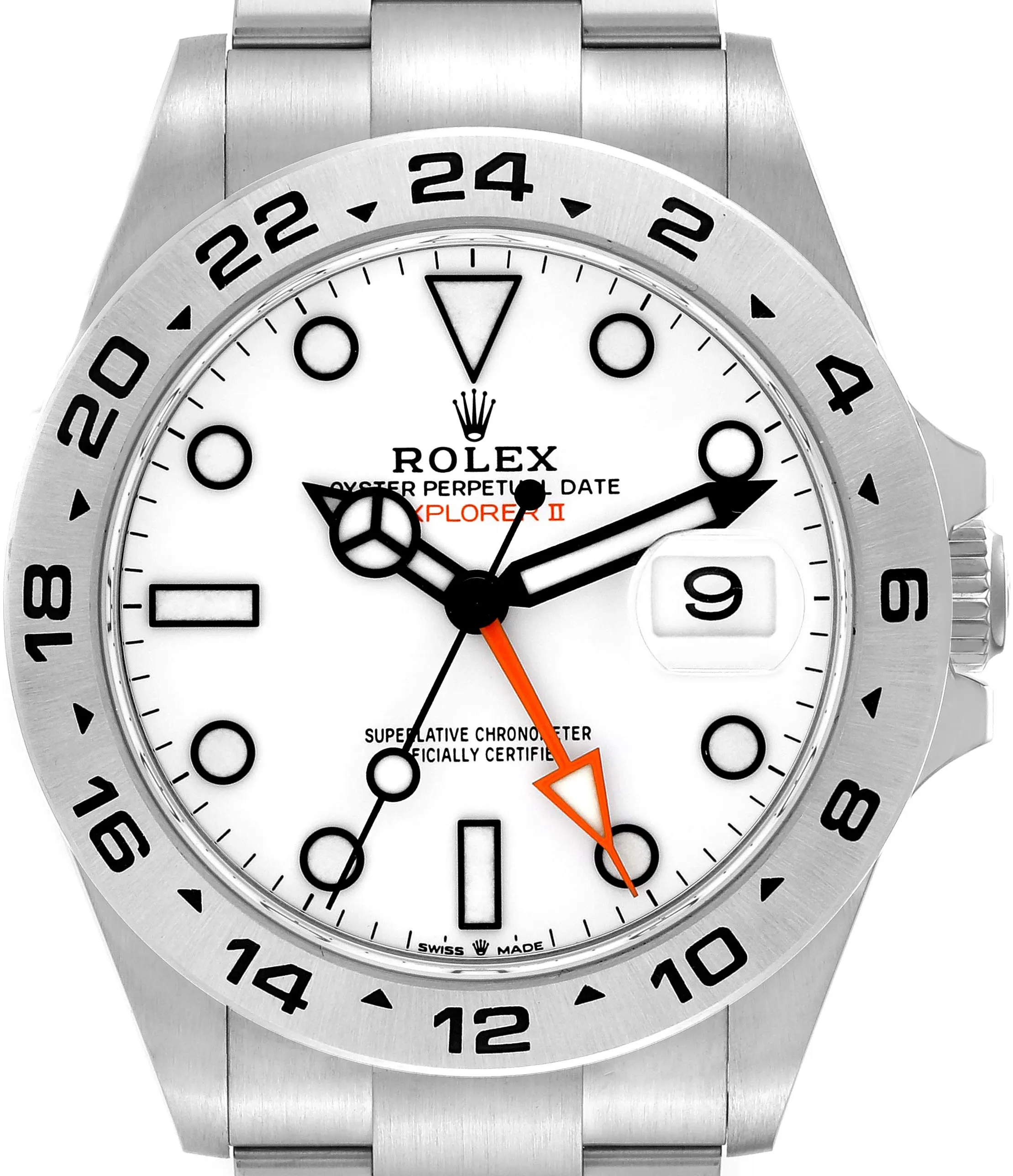 Rolex Explorer II 226570 42mm Stainless steel White