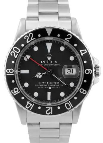 Rolex GMT-Master 16750 40mm Stainless steel Black