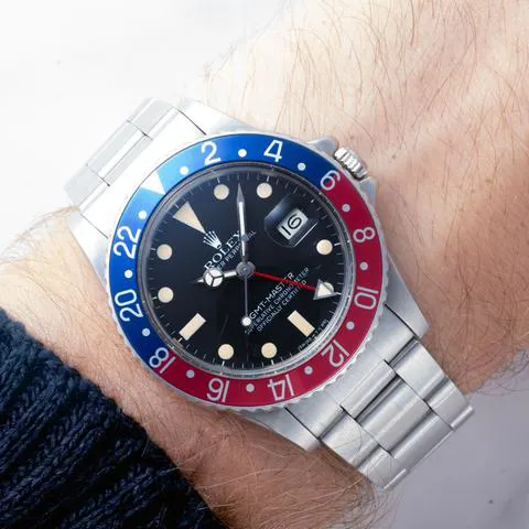 Rolex GMT-Master 16750 40mm Stainless steel Black