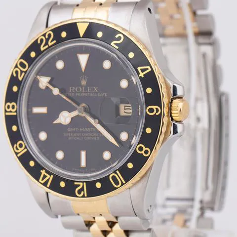 Rolex GMT-Master 16753 40mm Yellow gold and Stainless steel Black 2