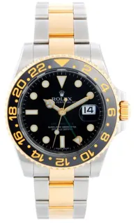 Rolex GMT-Master II 116713 Yellow gold and Stainless steel Black