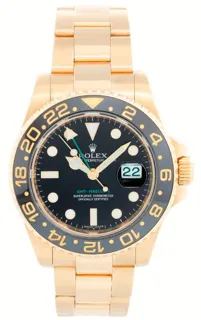 Rolex GMT-Master II 116718 Yellow gold Black