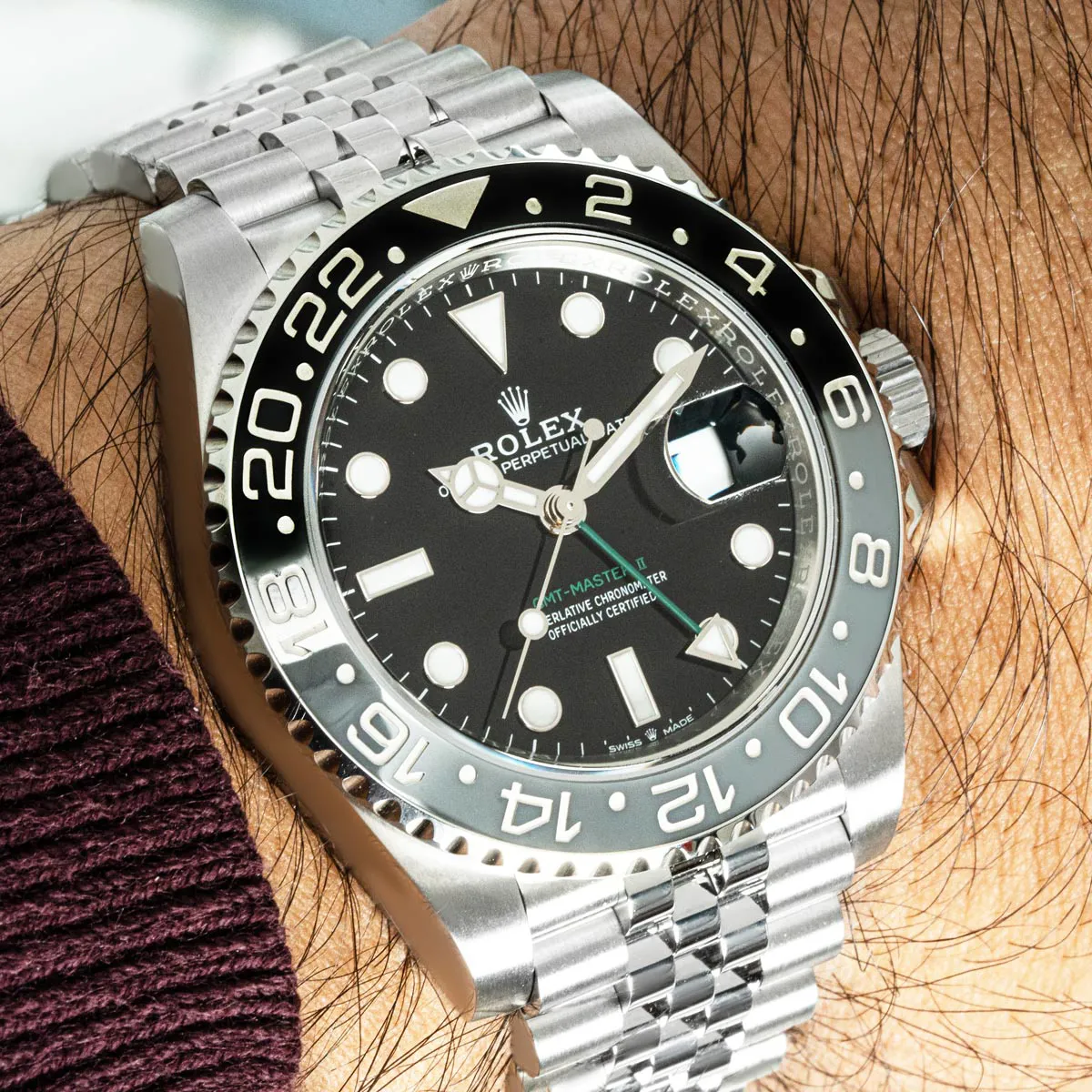 Rolex GMT-Master II 126710GRNR 40mm Stainless steel Black 6