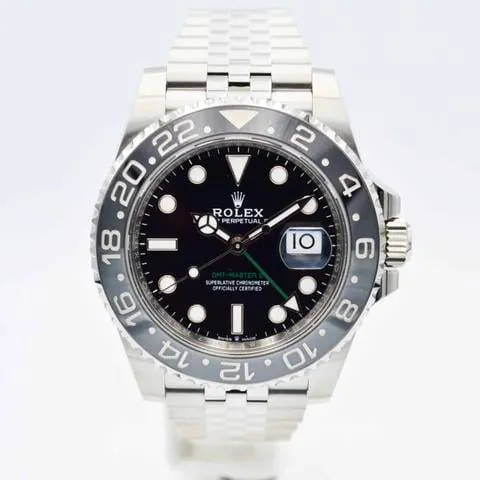 Rolex GMT-Master II 126710GRNR 40mm Stainless steel Black