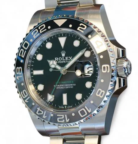 Rolex GMT-Master II 126710GRNR 40mm Stainless steel Black