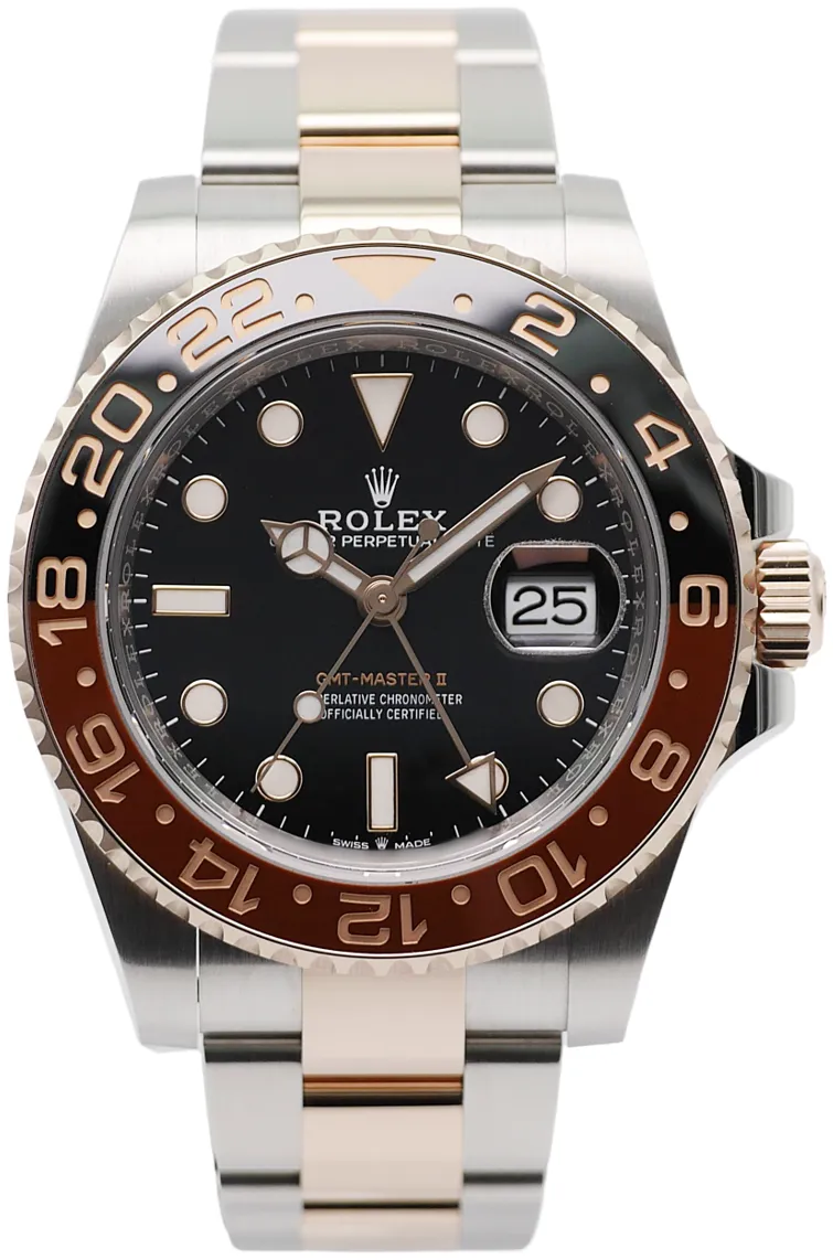 Rolex GMT-Master II 126711CHNR Yellow gold and Stainless steel Black