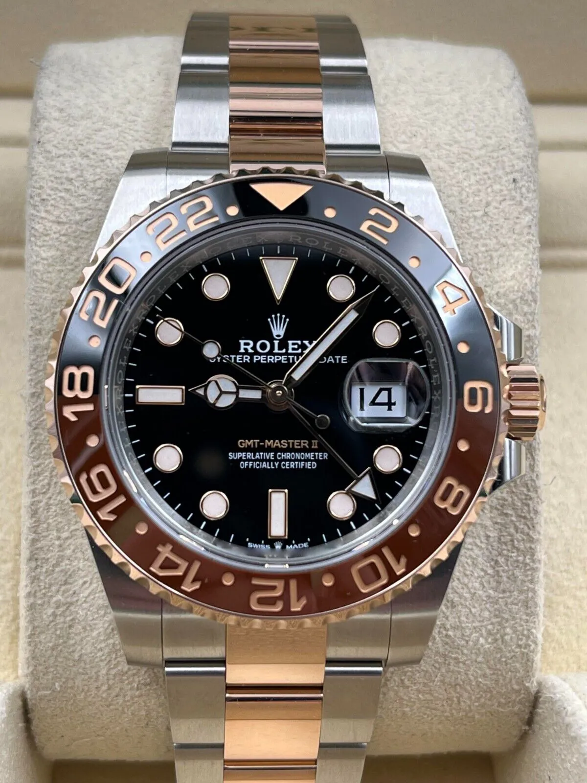 Rolex GMT-Master II 126711CHNR 40mm Stainless steel Brown