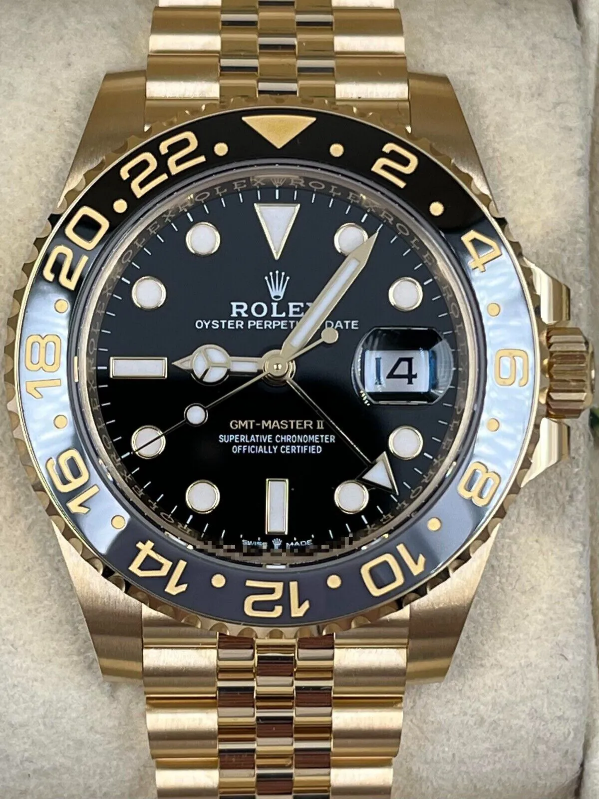 Rolex GMT-Master II 126718grnr 40mm Yellow gold Black 5