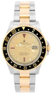 Rolex GMT-Master II 16713 Yellow gold and Stainless steel Champagne