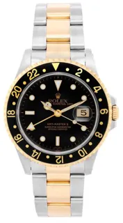 Rolex GMT-Master II 16713 Yellow gold and Stainless steel Black