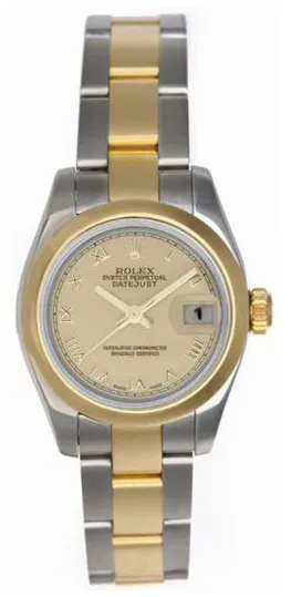 Rolex Lady-Datejust 179163 26mm Stainless steel Champagne