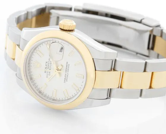 Rolex Lady-Datejust 179163 26mm Yellow gold and Stainless steel Silver 3