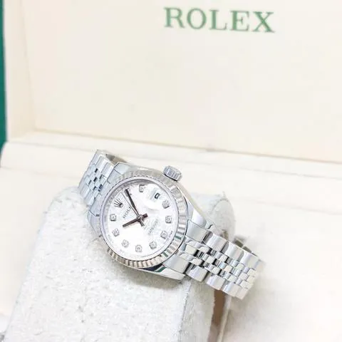 Rolex Lady-Datejust 179174 26mm Yellow gold and Stainless steel Silver