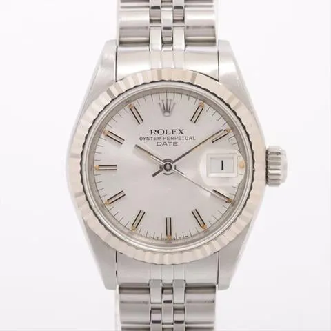 Rolex Lady-Datejust 69174 25mm Yellow gold and Stainless steel Silver