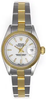 Rolex Lady-Datejust 79163 Yellow gold and Stainless steel White