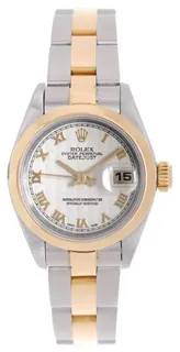 Rolex Lady-Datejust 79173 Yellow gold and Stainless steel White