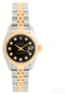 Rolex Lady-Datejust 79173 Yellow gold and Stainless steel Black