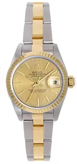 Rolex Lady-Datejust 79173 Yellow gold and Stainless steel Champagne