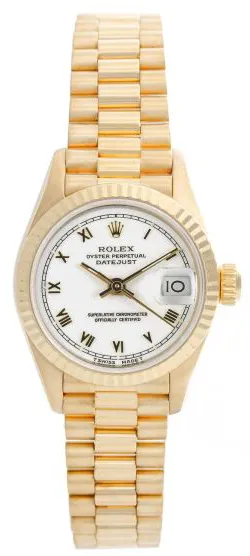 Rolex Lady-Datejust 79178 26mm Yellow gold White