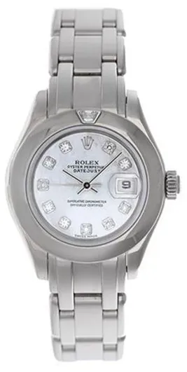 Rolex Lady-Datejust Pearlmaster 80329 29mm White gold