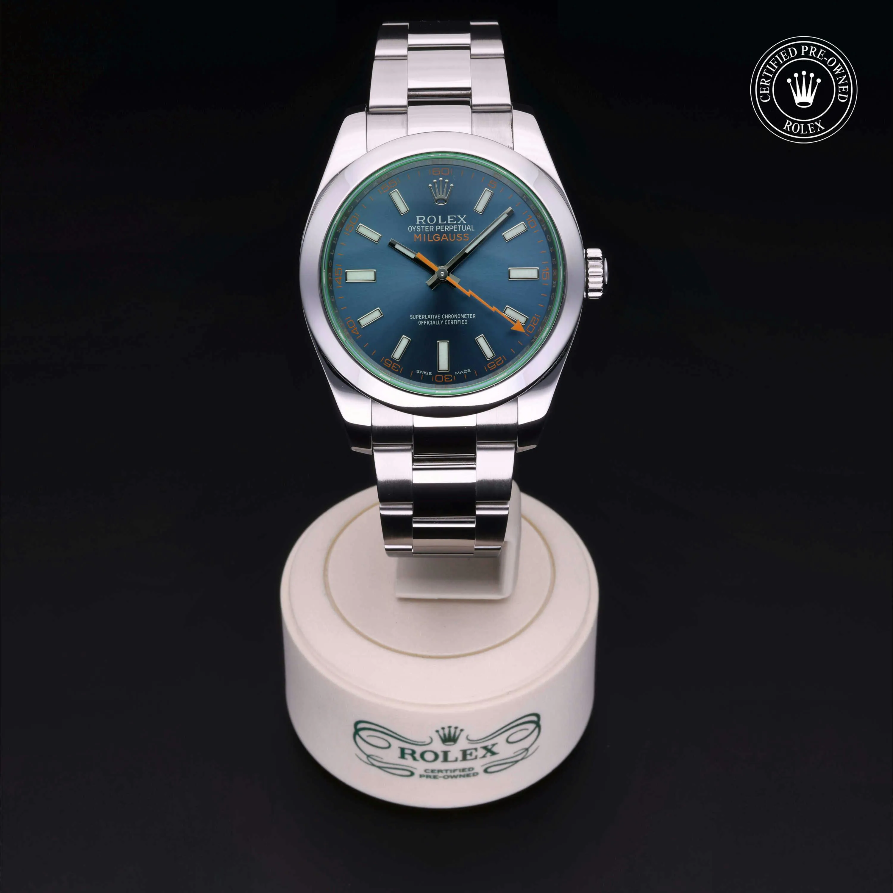 Rolex Milgauss 116400GV-0002 40mm Stainless steel Blue 1