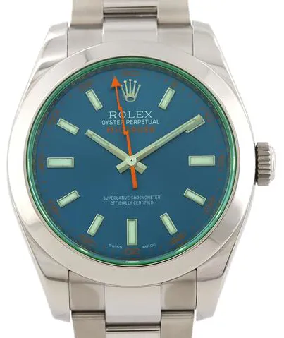 Rolex Milgauss 116400GV 40mm Blue