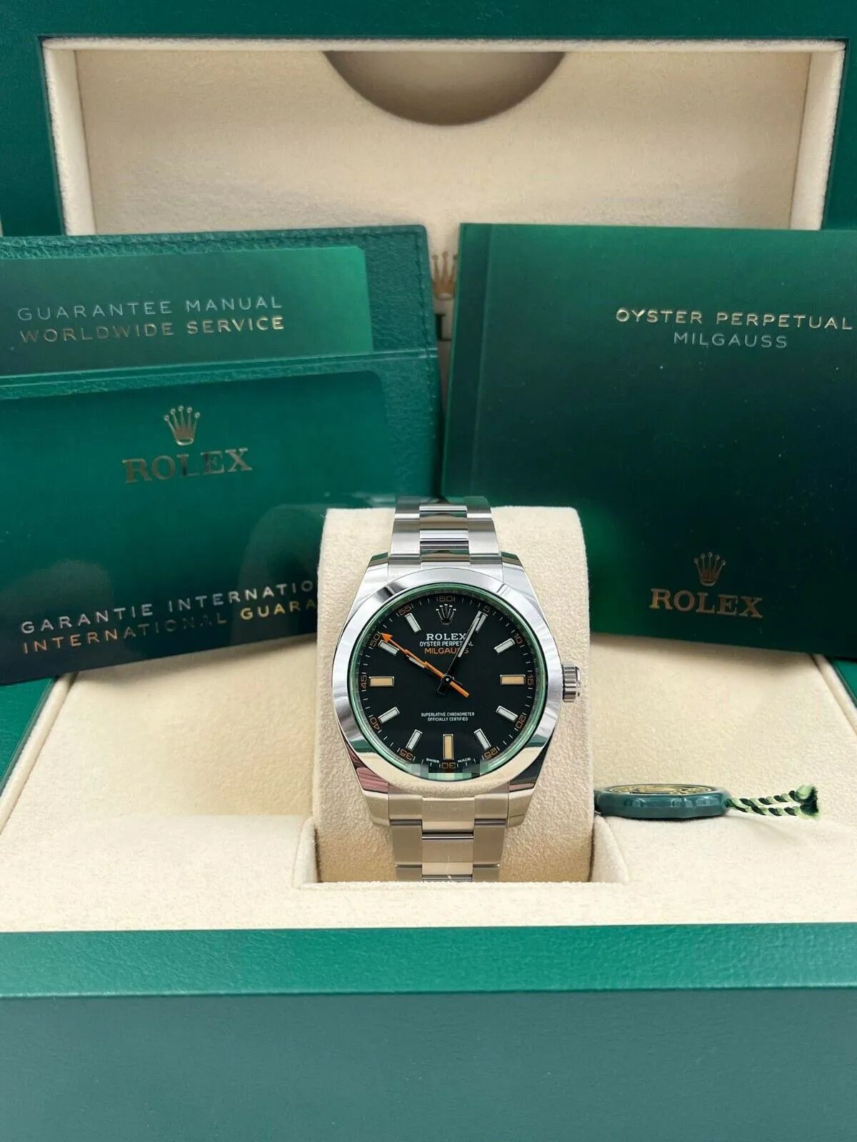 Rolex Milgauss 116400GV 40mm Stainless steel Black 1