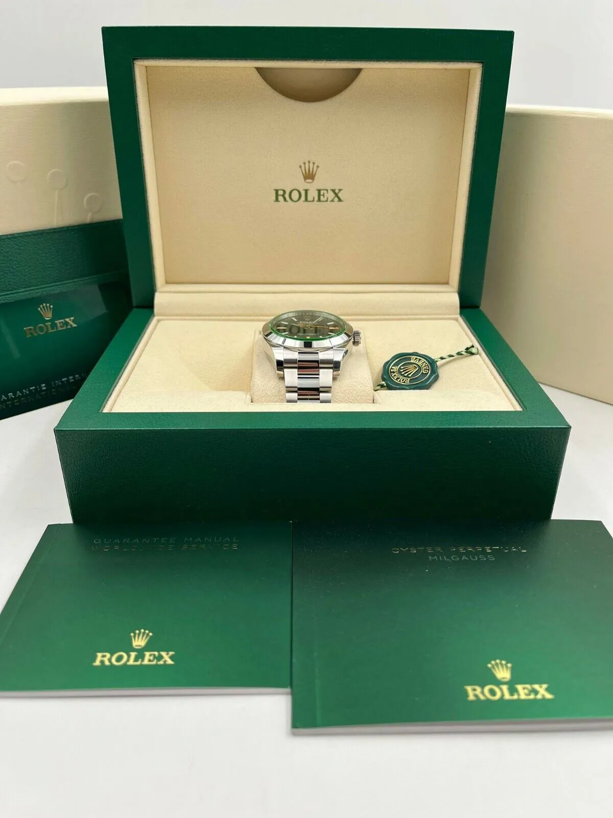 Rolex Milgauss 116400GV 40mm Stainless steel Black 2