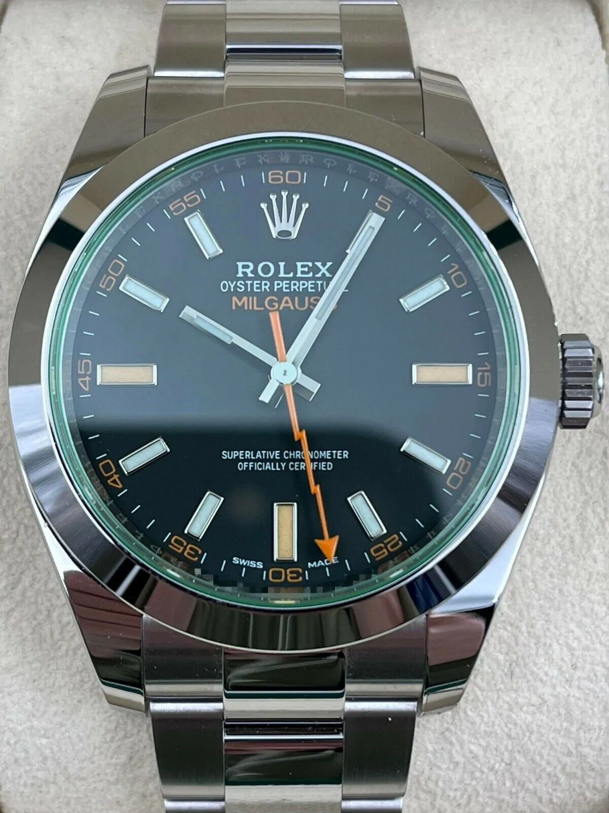 Rolex Milgauss 116400GV 40mm Stainless steel Black 5