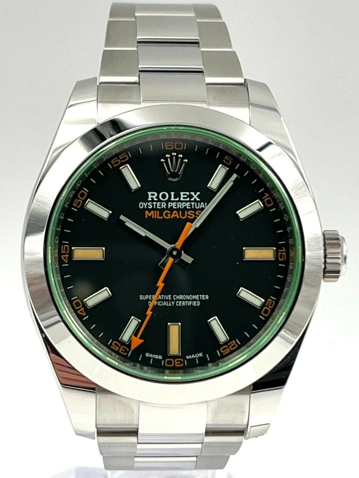 Rolex Milgauss 116400GV 40mm Stainless steel Black 7