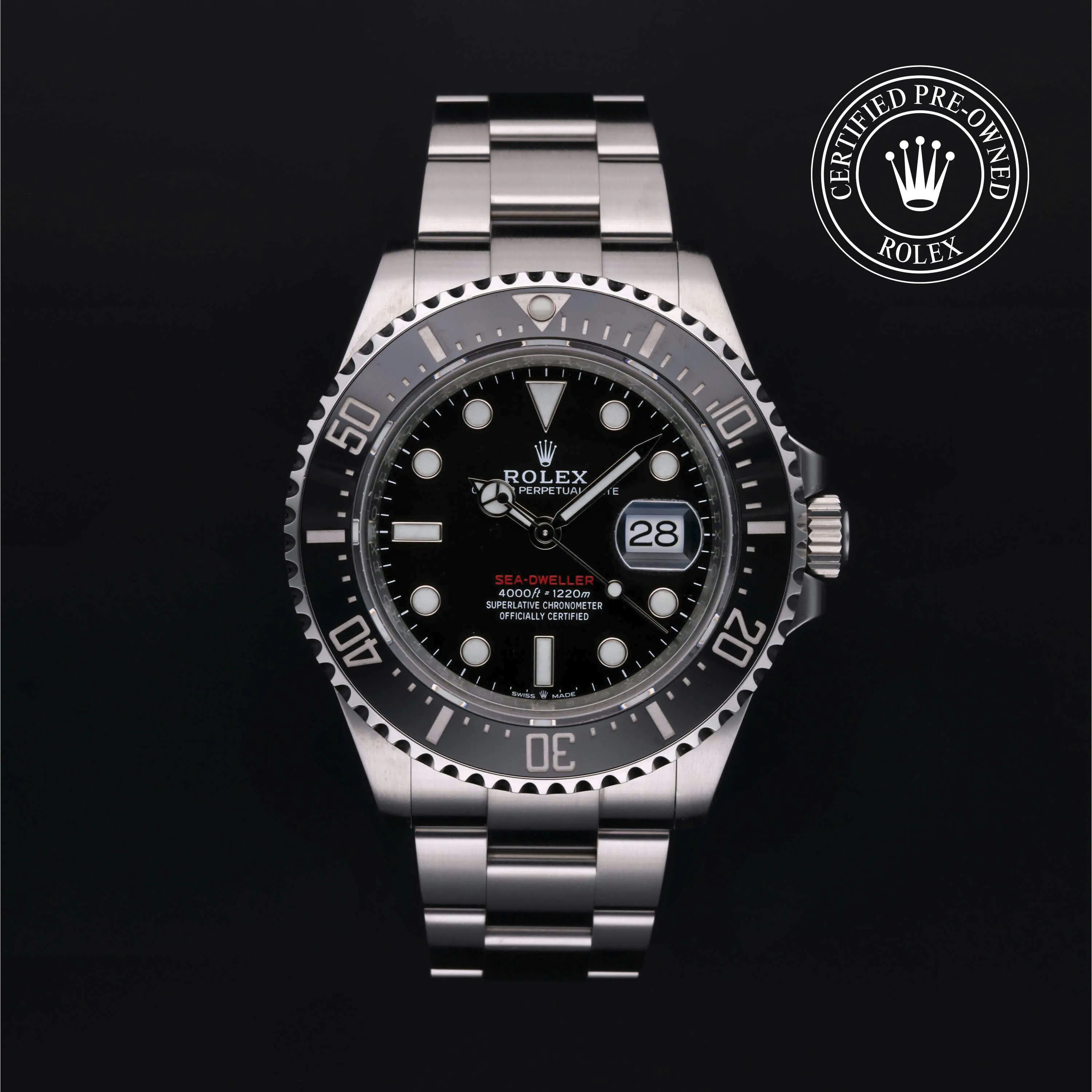 Rolex Sea-Dweller 126600-0001 43mm Stainless steel Black