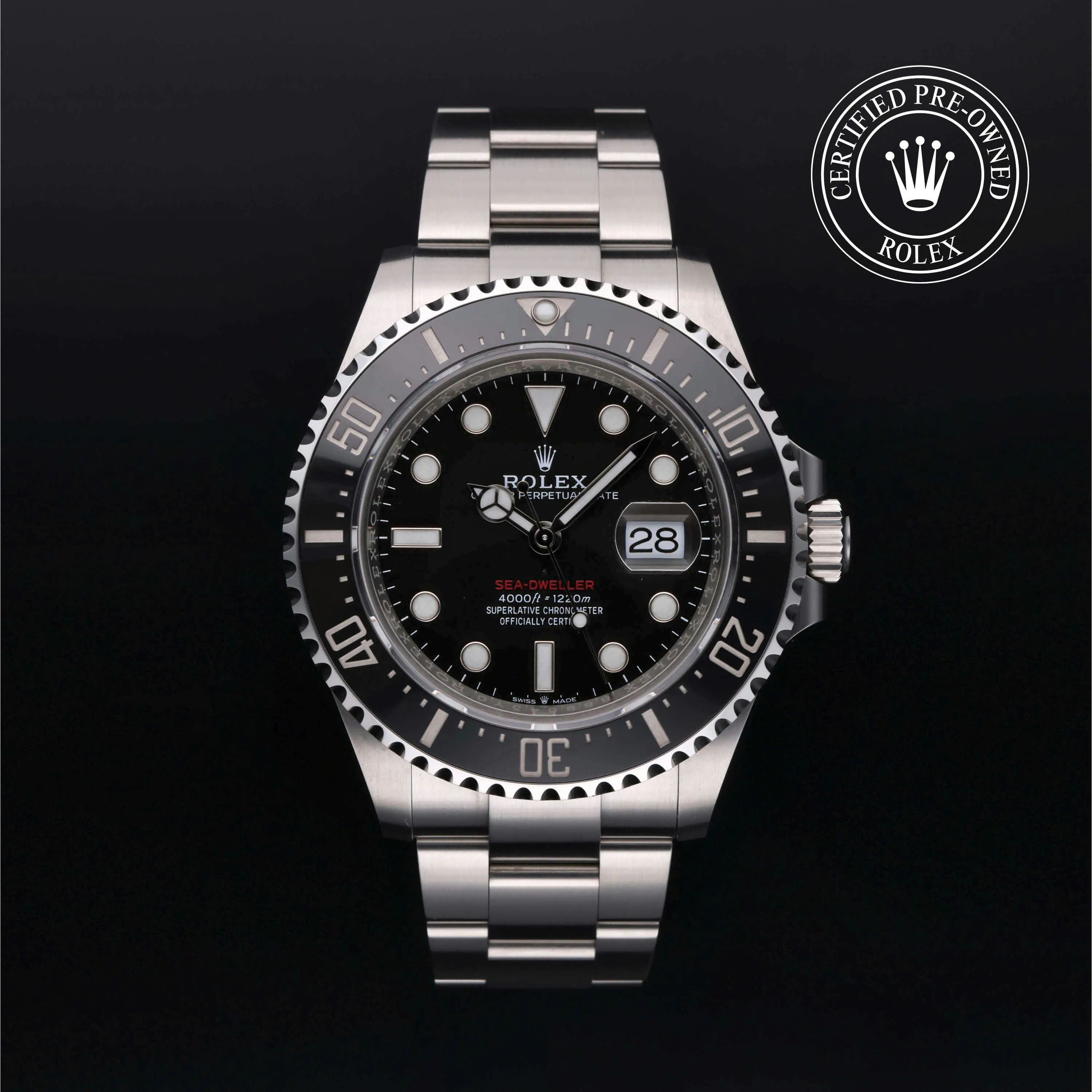 Rolex Sea-Dweller 126600-0001 43mm Stainless steel Black