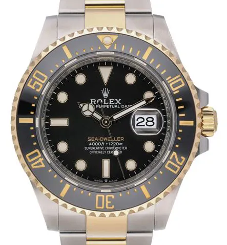 Rolex Sea-Dweller 126603 43mm Yellow gold and Stainless steel Black