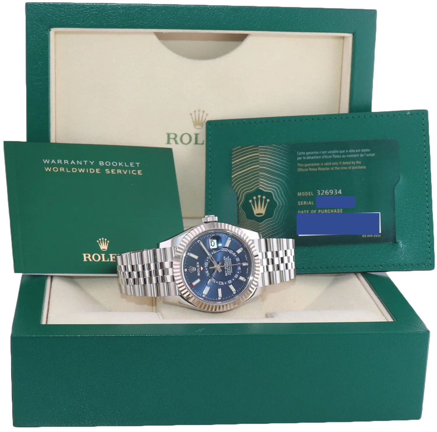 Rolex Sky-Dweller 326934 42mm Stainless steel Blue 7