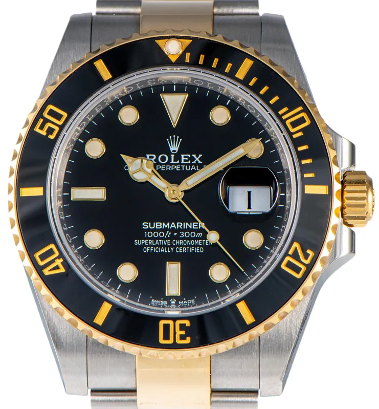 Rolex Submariner 126613LN 41mm Gult Guld/Stål Svart