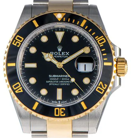 Rolex Submariner 126613LN 41mm Yellow gold and Stainless steel Black