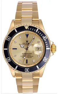 Rolex Submariner 16618 Yellow gold Champagne