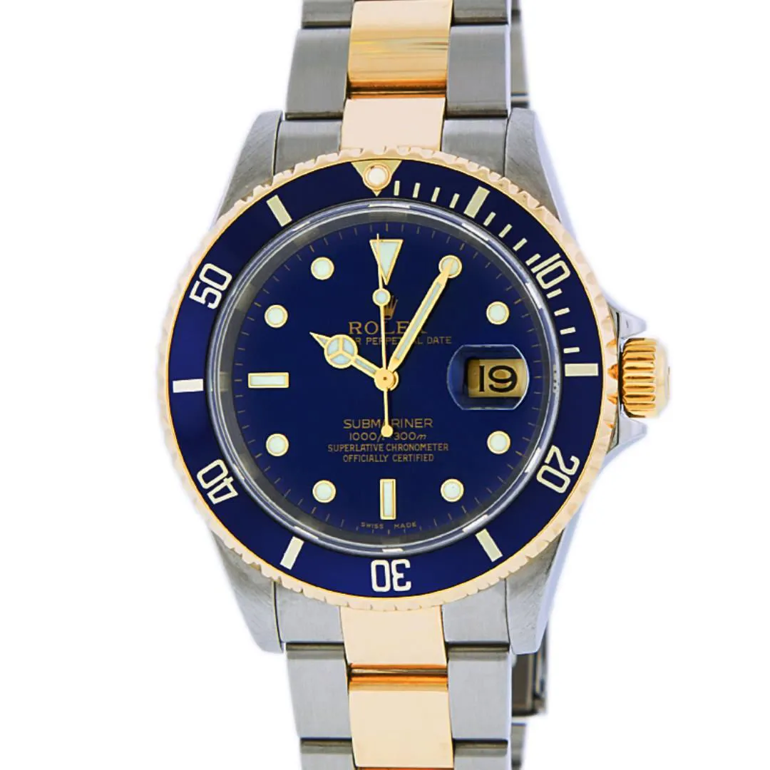 Rolex Submariner 40mm Yellow gold and Stainless steel and 18k yellow gold Blue 1