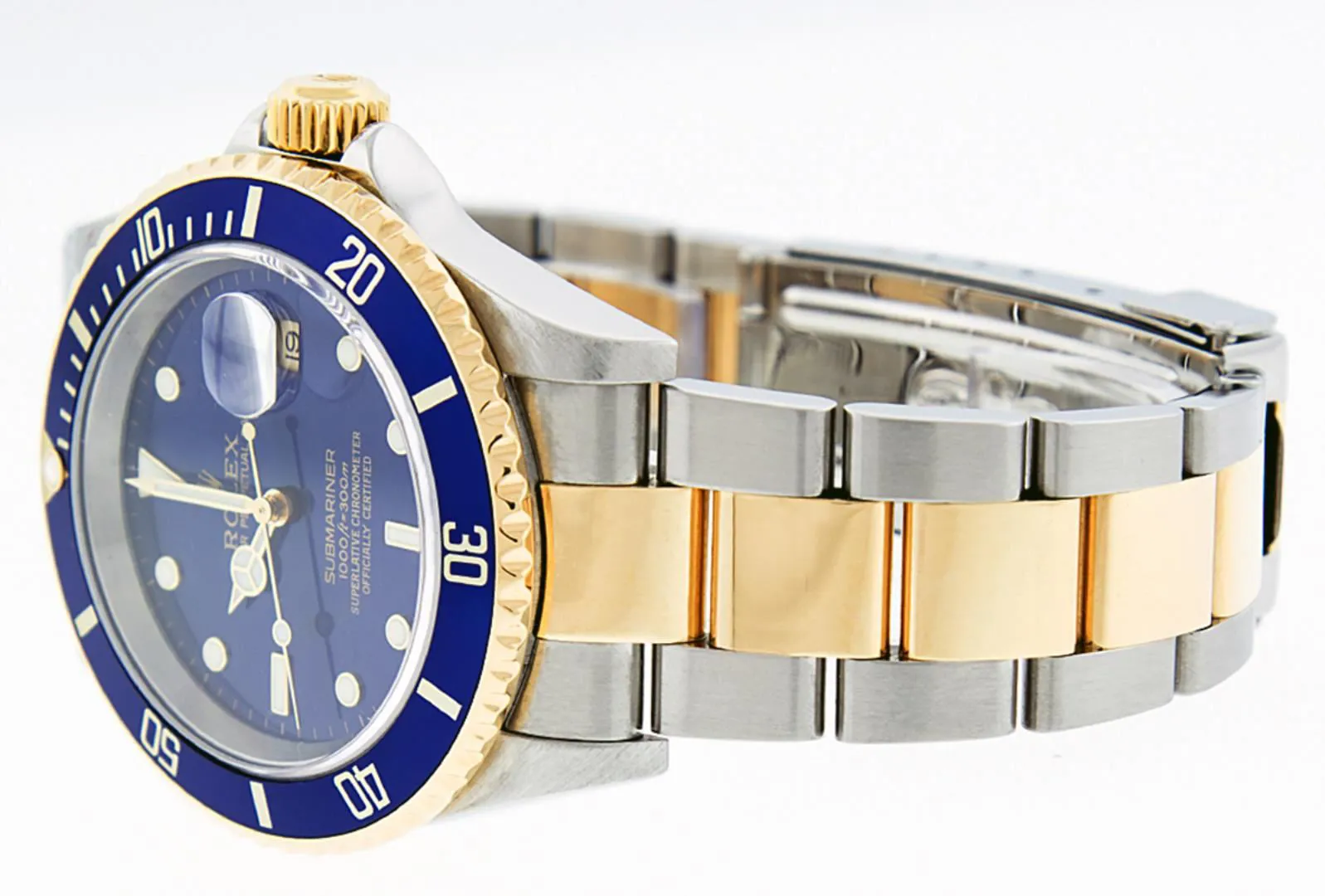 Rolex Submariner 40mm Yellow gold and Stainless steel and 18k yellow gold Blue 7