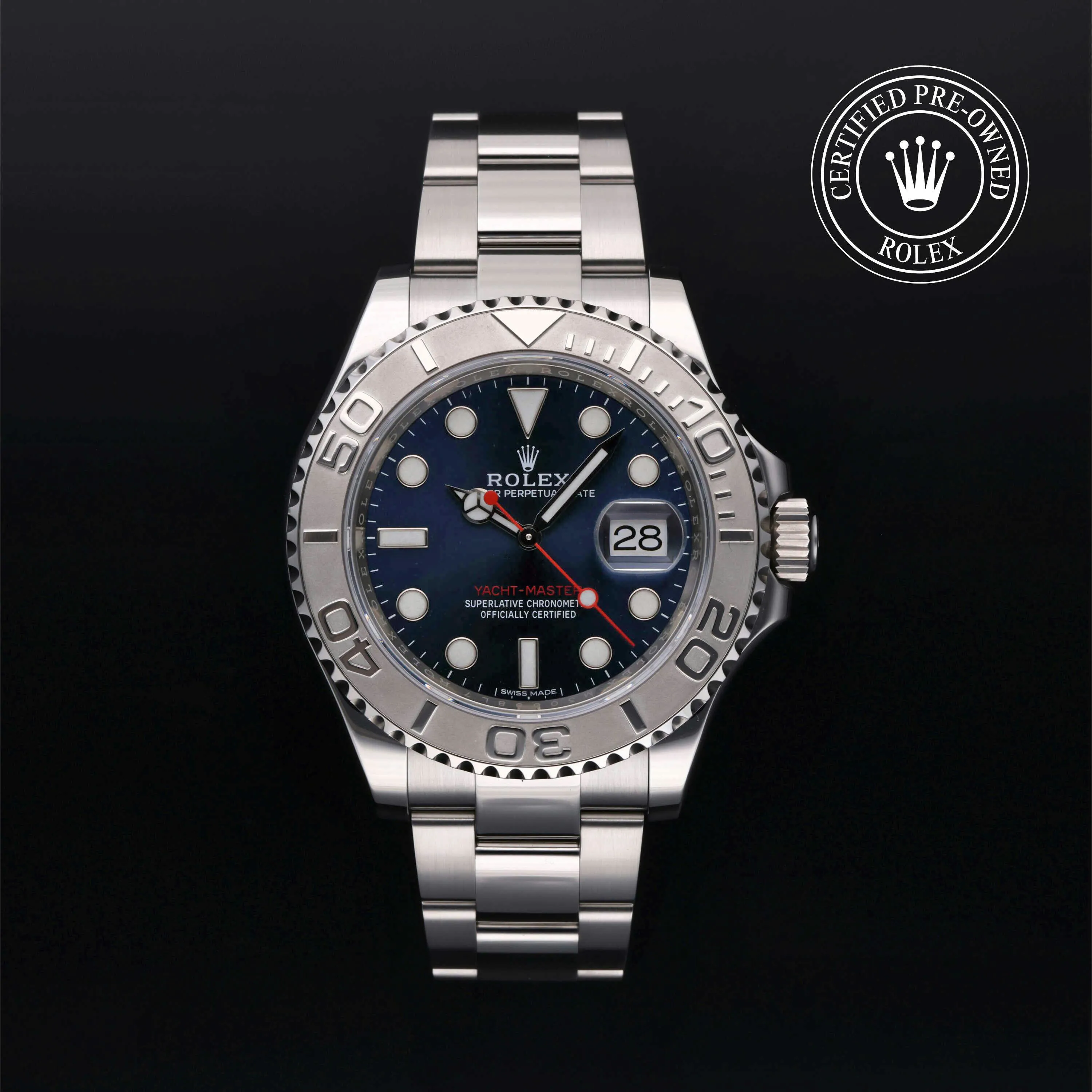 Rolex Yacht-Master 116622-0001 40mm Stainless steel Blue