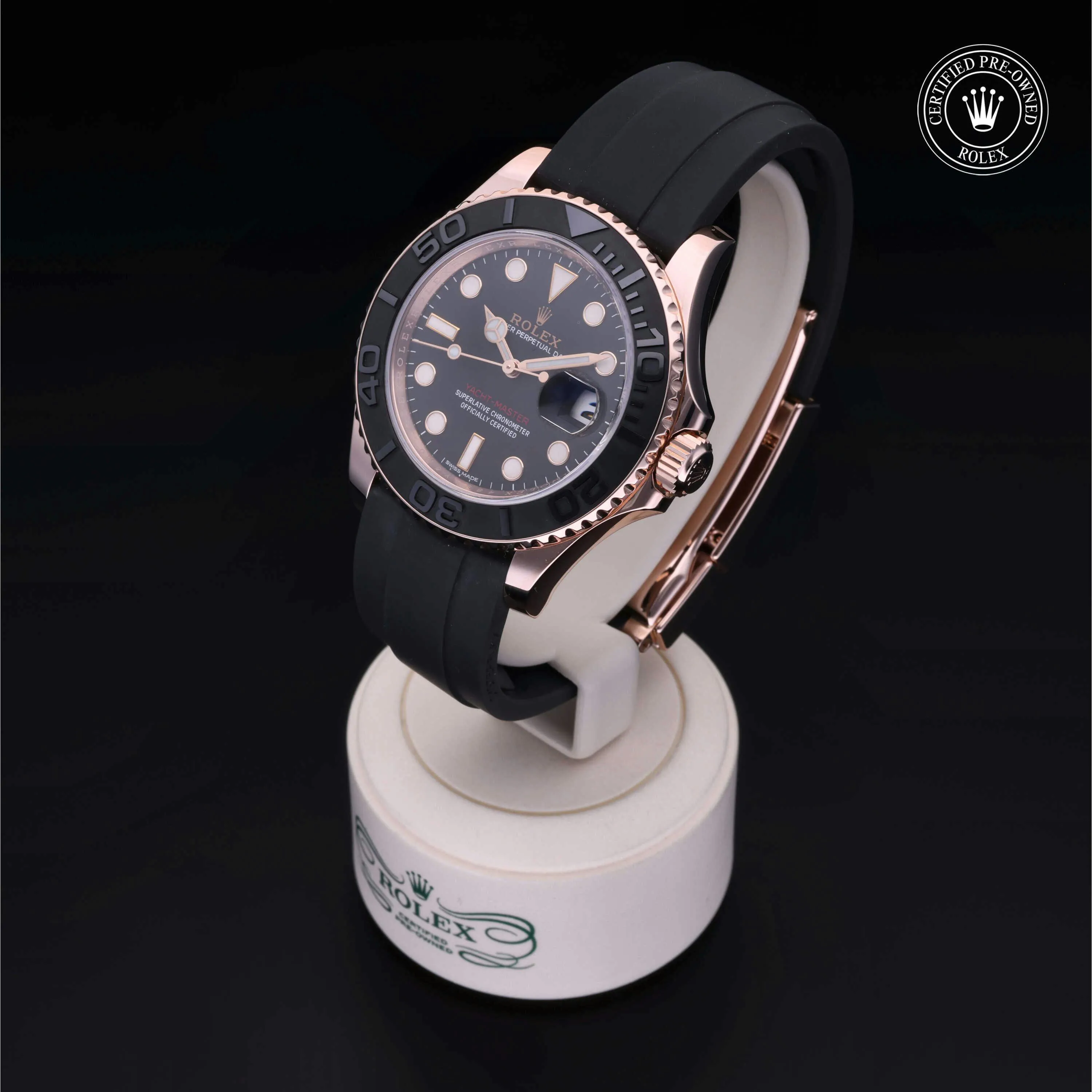 Rolex Yacht-Master 116655-0001 40mm Rose gold Black 2