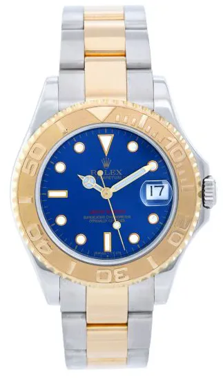 Rolex Yacht-Master 168623 35mm Yellow gold and Stainless steel and 18k yellow gold Blue