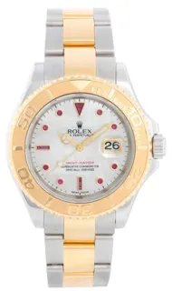 Rolex Yacht-Master 40 16623 Yellow gold and Stainless steel White