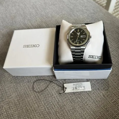 Seiko Seiko 5 SNKK47 38mm Stainless steel Black